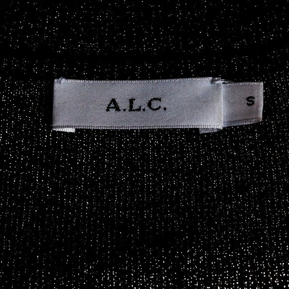 A.L.C. Metallic Knit Turtleneck Top - Picture 4 of 10